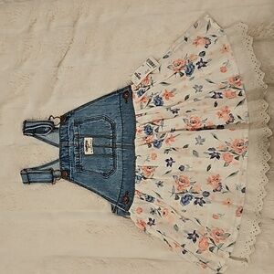 Oshkosh Overall Floral Dres